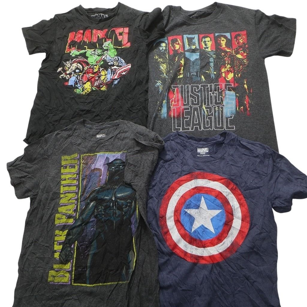 マーベル　DC まとめうり 古着卸 まとめ売り マーベル DCコミック 半袖Tシャツ 16枚セット