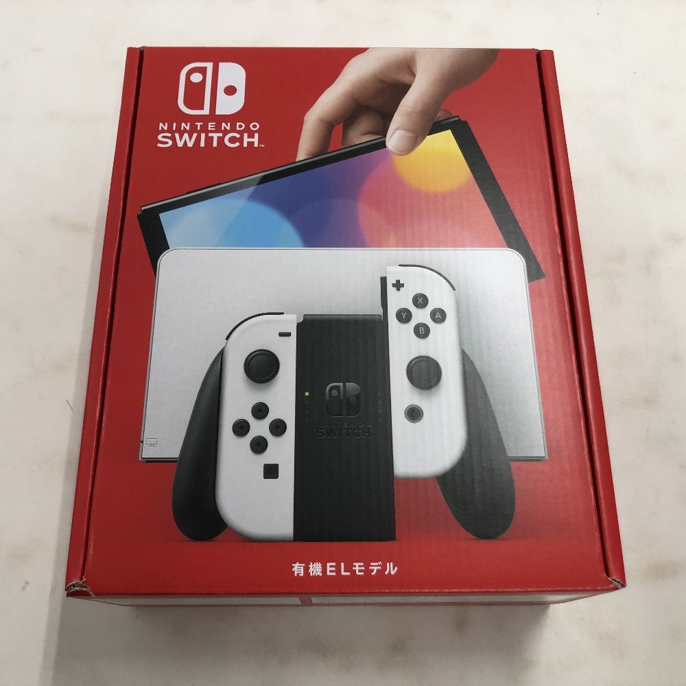 02w08060 Nintendo Switch ニンテンドースイッチ 有機ELモデル ホワイト 未使用品  ゲームハード  【中古品】