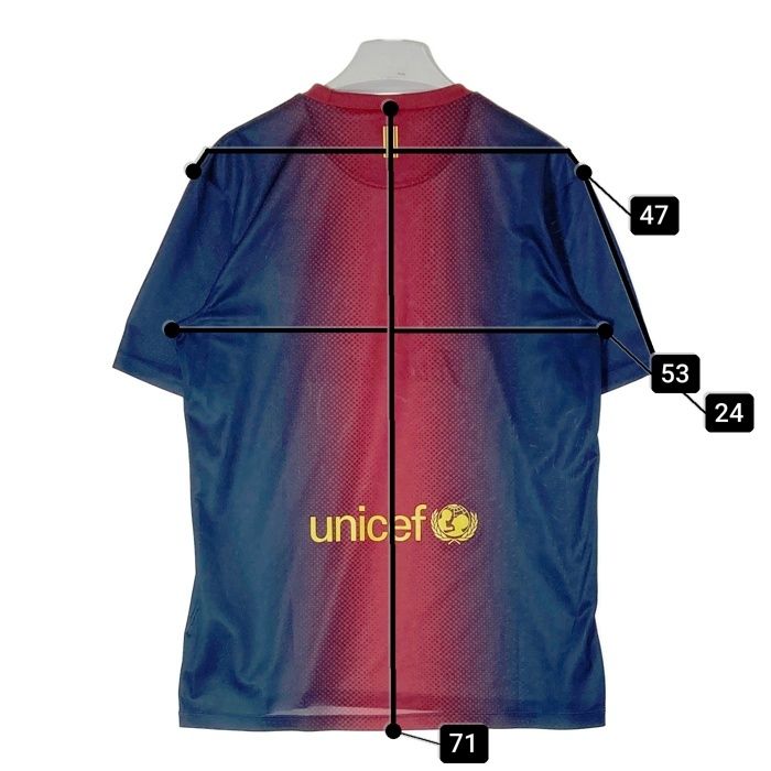 NIKE FCバルセロナ 12/13 ユニフォーム ホーム 半袖 レプリカ