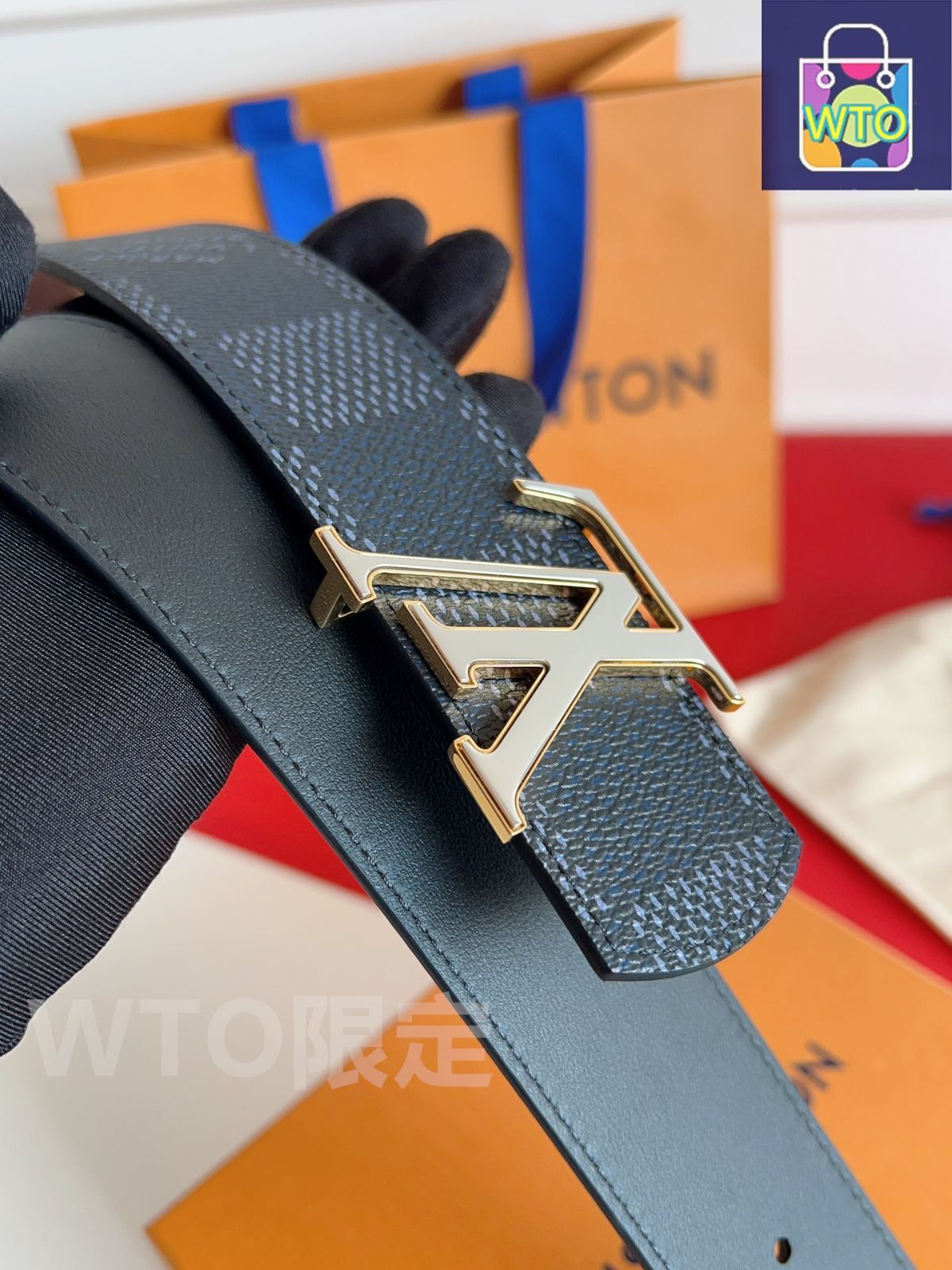 LOUIS VUITTON サンチュールシグネチャーベルトMP228 LOUIS VUITTON