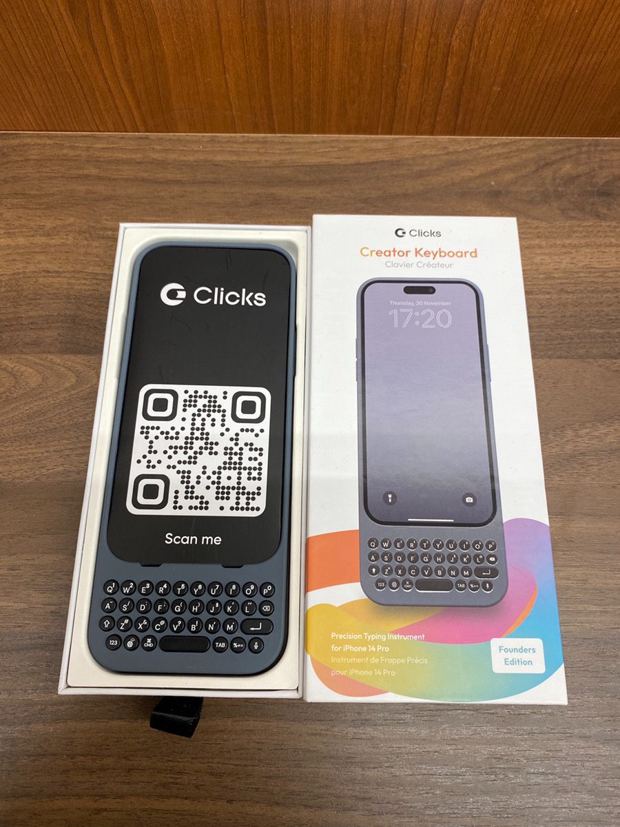 Clicks Keyboard iPhone 14 Pro用ケース スマホアクセサリー Clicks