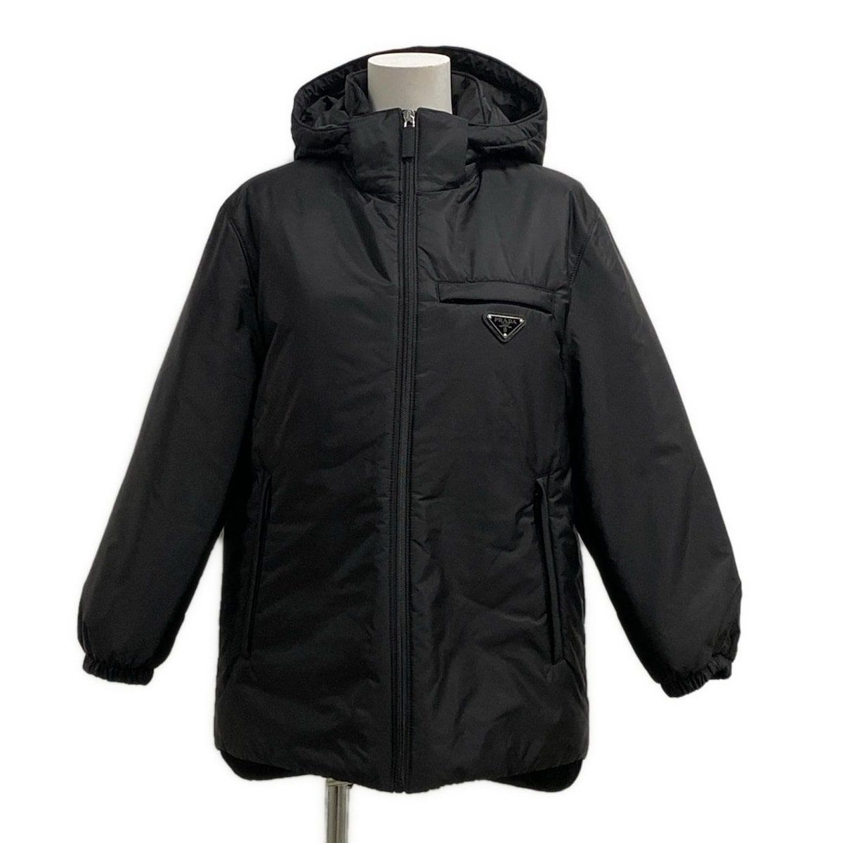 PRADA プラダ ダウンジャケット サイズ44 S メンズ Re-Nylon パファージャケット SGN955 黒 長袖 冬 ダウン