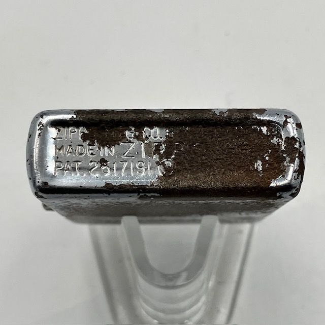 ZIPPO ビンテージ ジッポー 1953年 スチール製 署名もの シブいフル