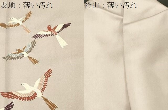 平和屋着物▽上質な紬 単衣 舞蝶文 正絹 逸品 CAAT6614xi