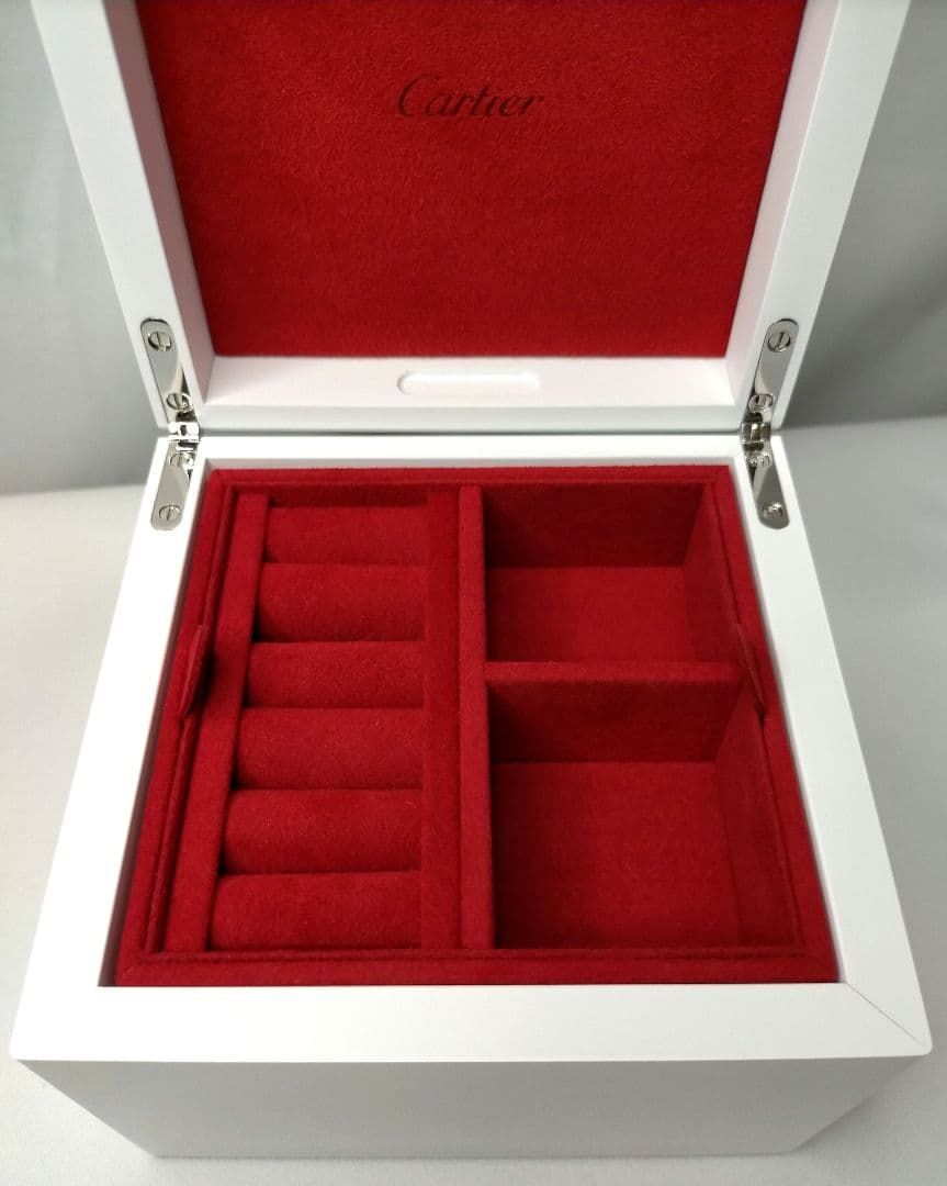 カルティエ アントルラセ ドゥ ジュエリーボックス 2段 Cartier 宝石箱 カルティエ アントルラセ ドゥ ジュエリーボックス 2段 Cartier 宝石箱