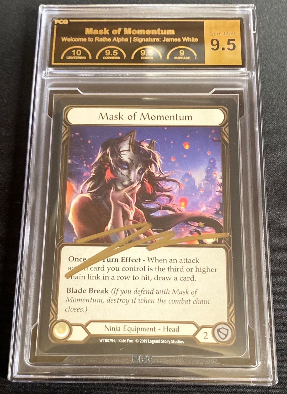 はなた様専用 PCG9.5 サインド【Cold Foil】Mask of Momentum【WTR079