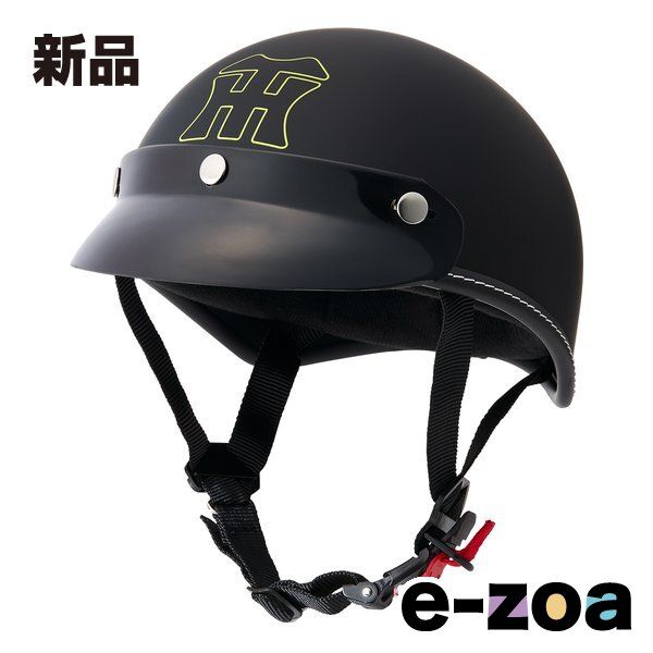 MARUSHIN マルシン 阪神タイガースコラボハーフヘルメット マットブラック HSH001MBK 2659182