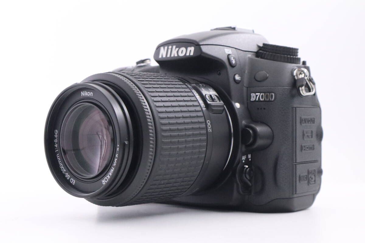 デジタル一眼 Nikon - d7000 + 55-200mm D7000 ニコン デジタル一眼 Nikon レンズキット 中古 新品SD