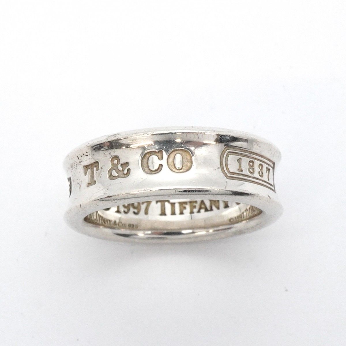 5jmb0032 ティファニー リング ナロー シルバー925 14号 レディース