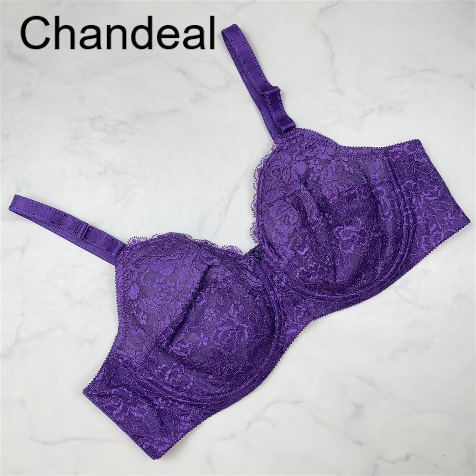 新品未使用】Chandeal シャンデール ブラジャー C95 ヴァイオレット