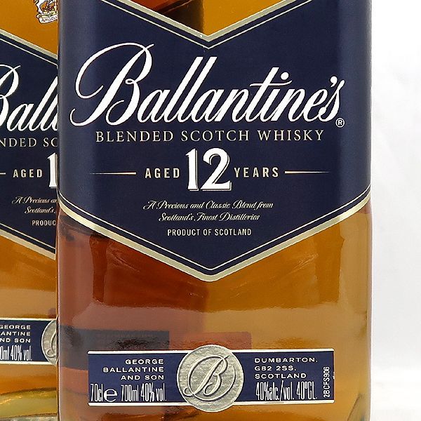 バランタイン12年 ウィスキー 古酒