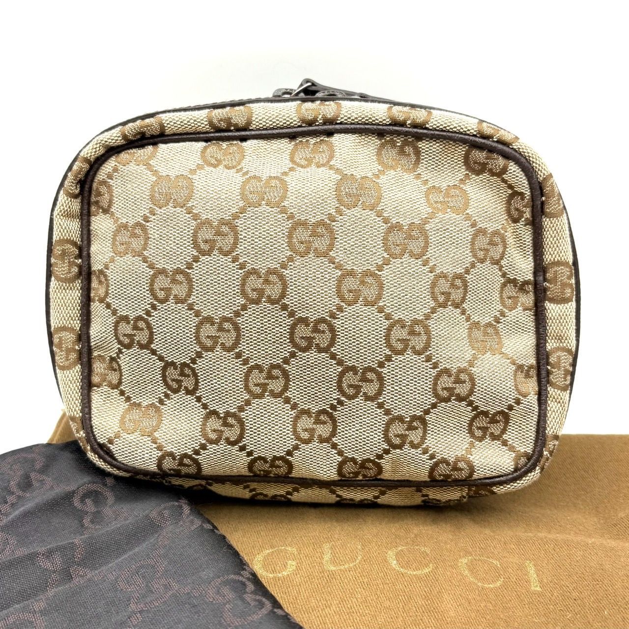 25札/A051773-3/YK0/X061-10/ GUCCI グッチ ポーチ GGキャンバス