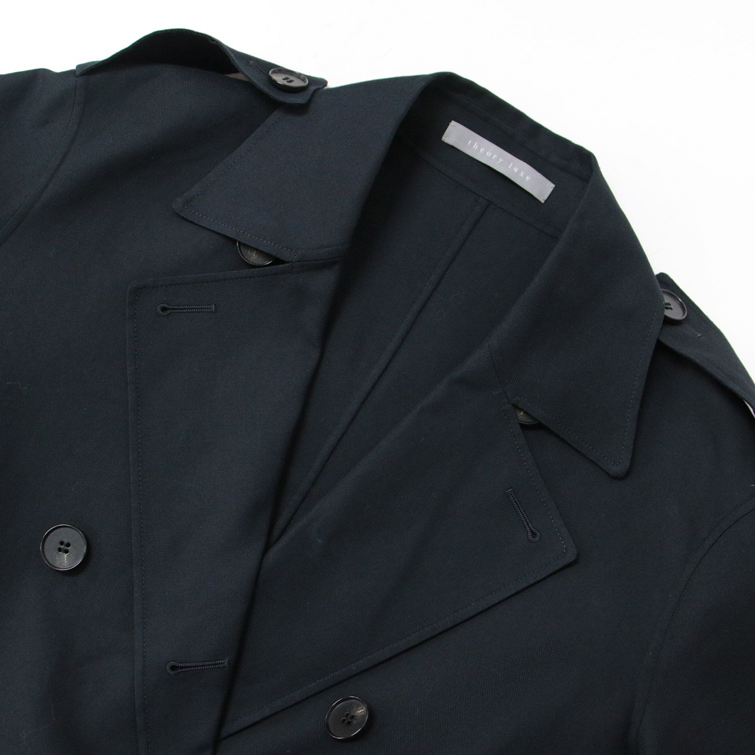 【新品】Y's ブラックコート　　コットン　綺麗　オシャレ気まぐれ限定セール