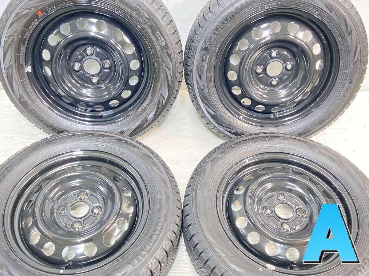 175/65R15  nヨコハマ アイスガード iG70 nトヨタ純正 WM n15x5.0  100-4穴 n中古タイヤ スタッドレスタイヤ ホイールセット 4本セットn w15240202005