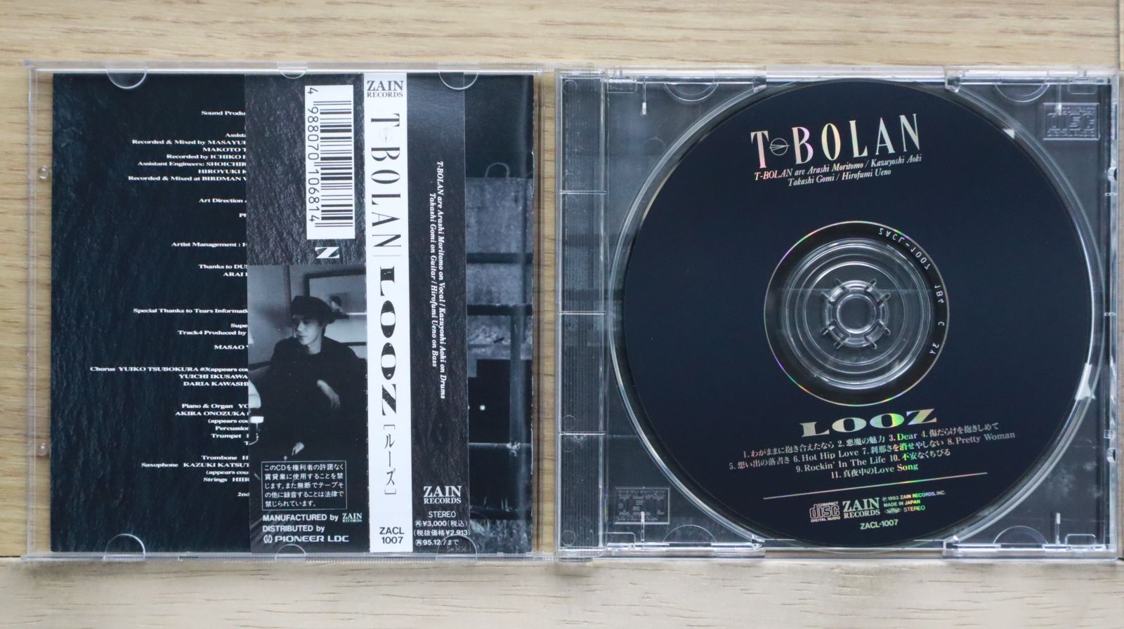 直筆サイン付き　ラン・ラン　 CD DVD 合計10個セット　パンフレット付き 国内盤CD☆ティーボラン/T-BOLAN□ LOOZ 【ZACL1007