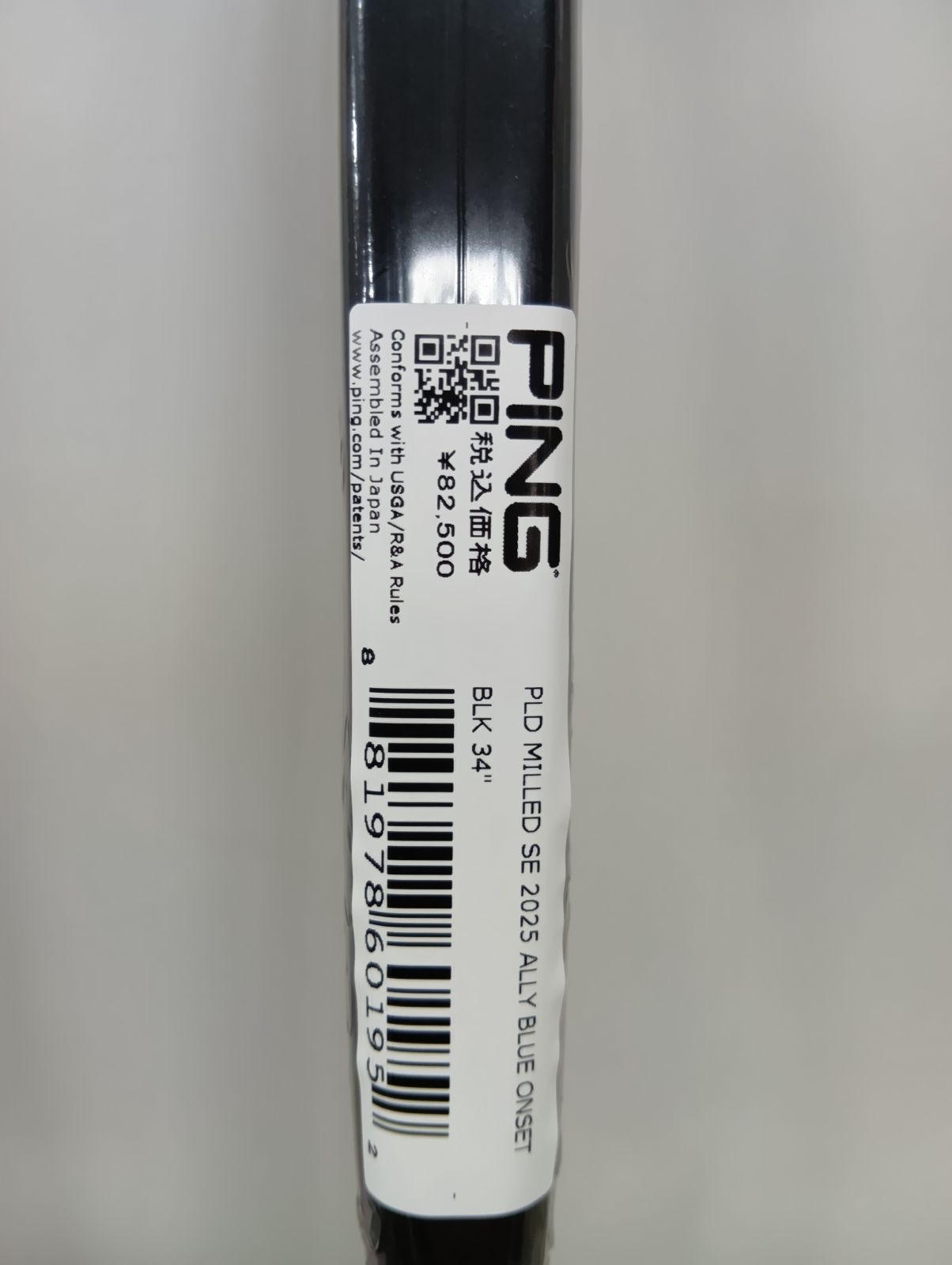 Pt 数量 PING ピン PLD MILLED SE ALLY BLUE ONSET パター 34インチ メンズ 右用 モデル 日本 浦安店 WWW_USTAUSTRALIA_COM_AU