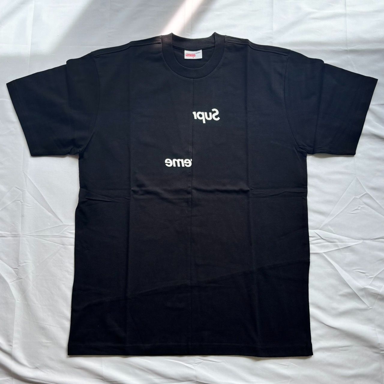 18aw Supreme Comme des Garcons SHIRT Split Box Logo Tee Black S
