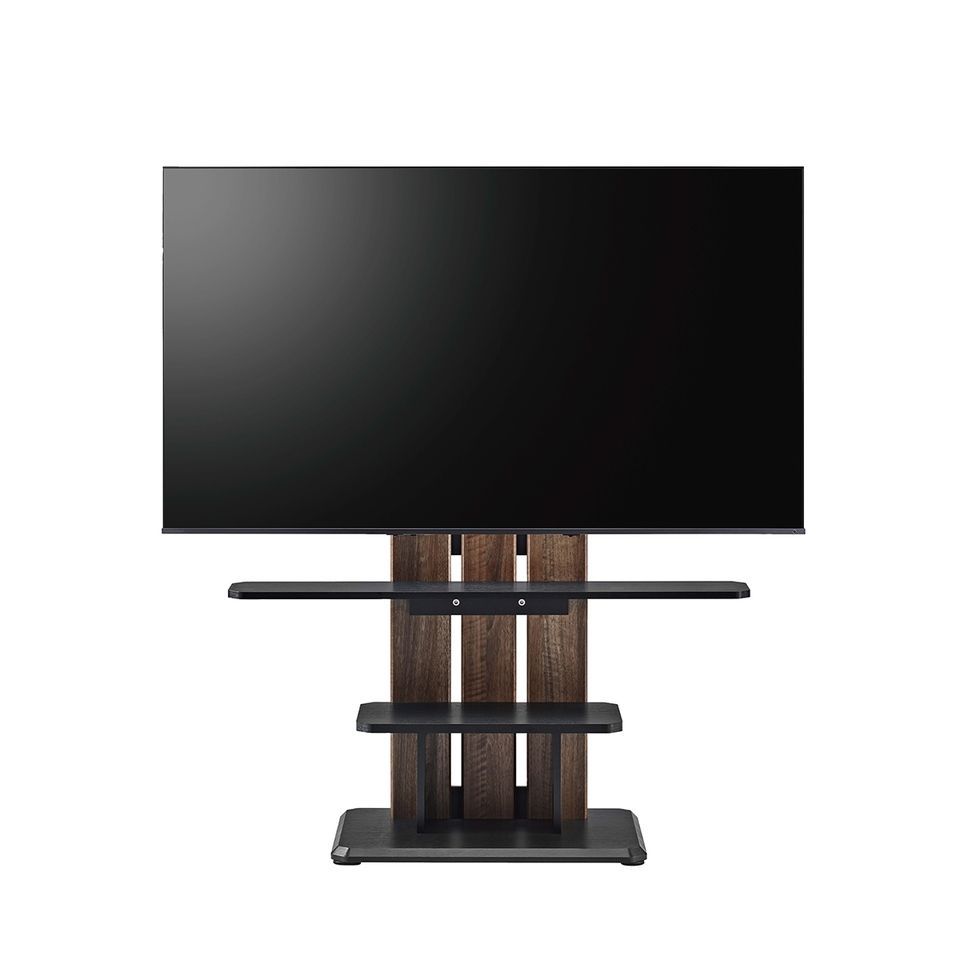 テレビ台　テレビスタンド AAS1022098 キャスター付きフロアスタンド 55V対応 テレビ台