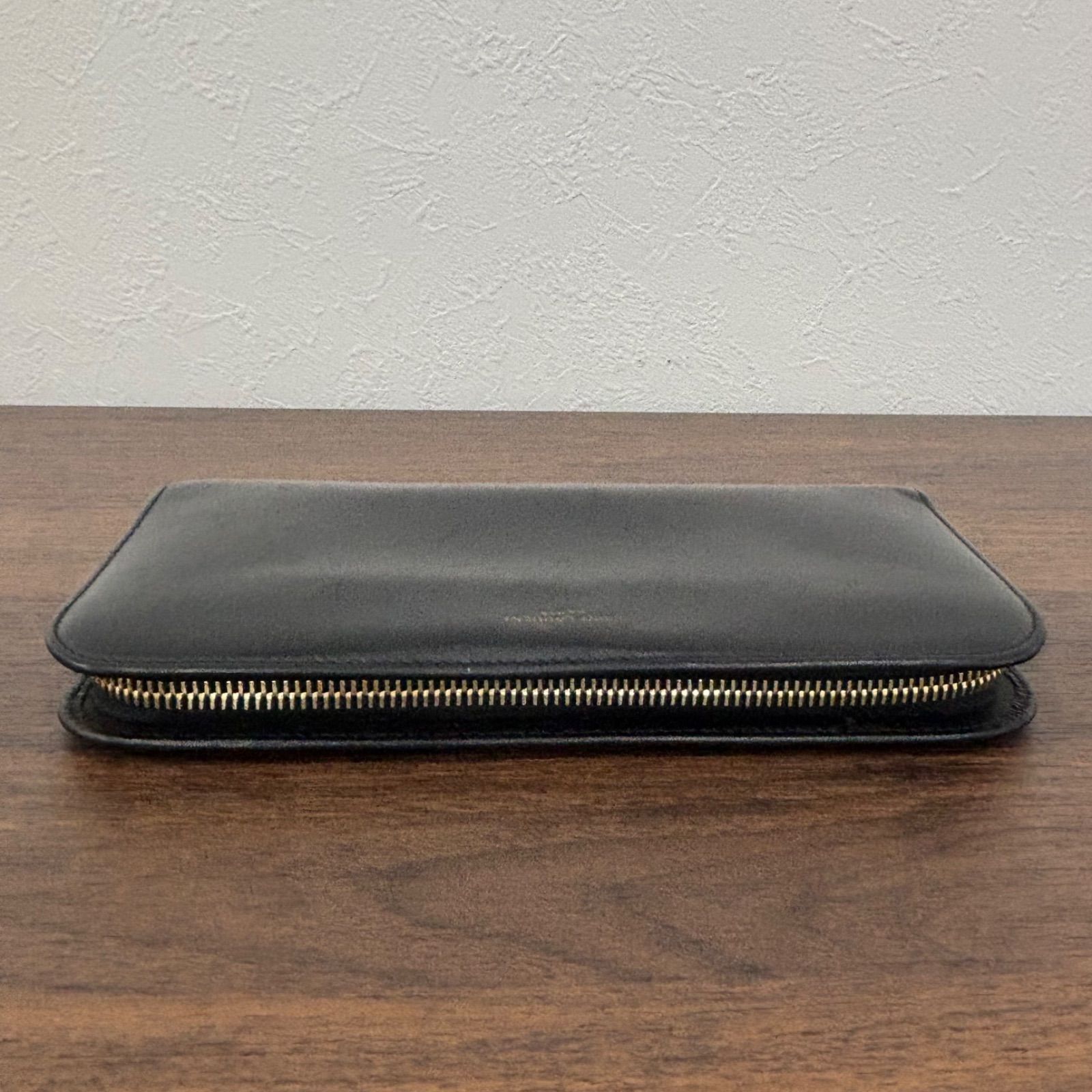 SAINT LAURENT サンローラン 長財布 ラウンドジップウォレット 黒