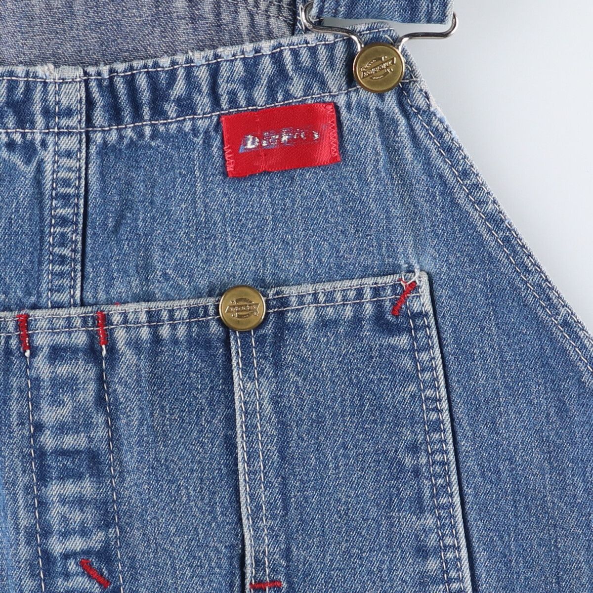 古着 80 90年代 ディッキーズ Dickies デニムオーバーオール メンズw37相当 ヴィンテージ eaa578943 KIN-KAAI_COM