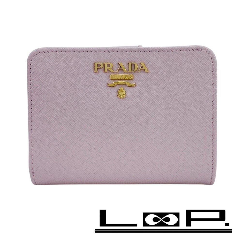 定価１０万円プラダ 2つ折り財布 PRADA サフィアーノ メタル 1ML018 PRADA プタダ 財布 二つ折り フラップ SAFFIANO METAL 1ML018