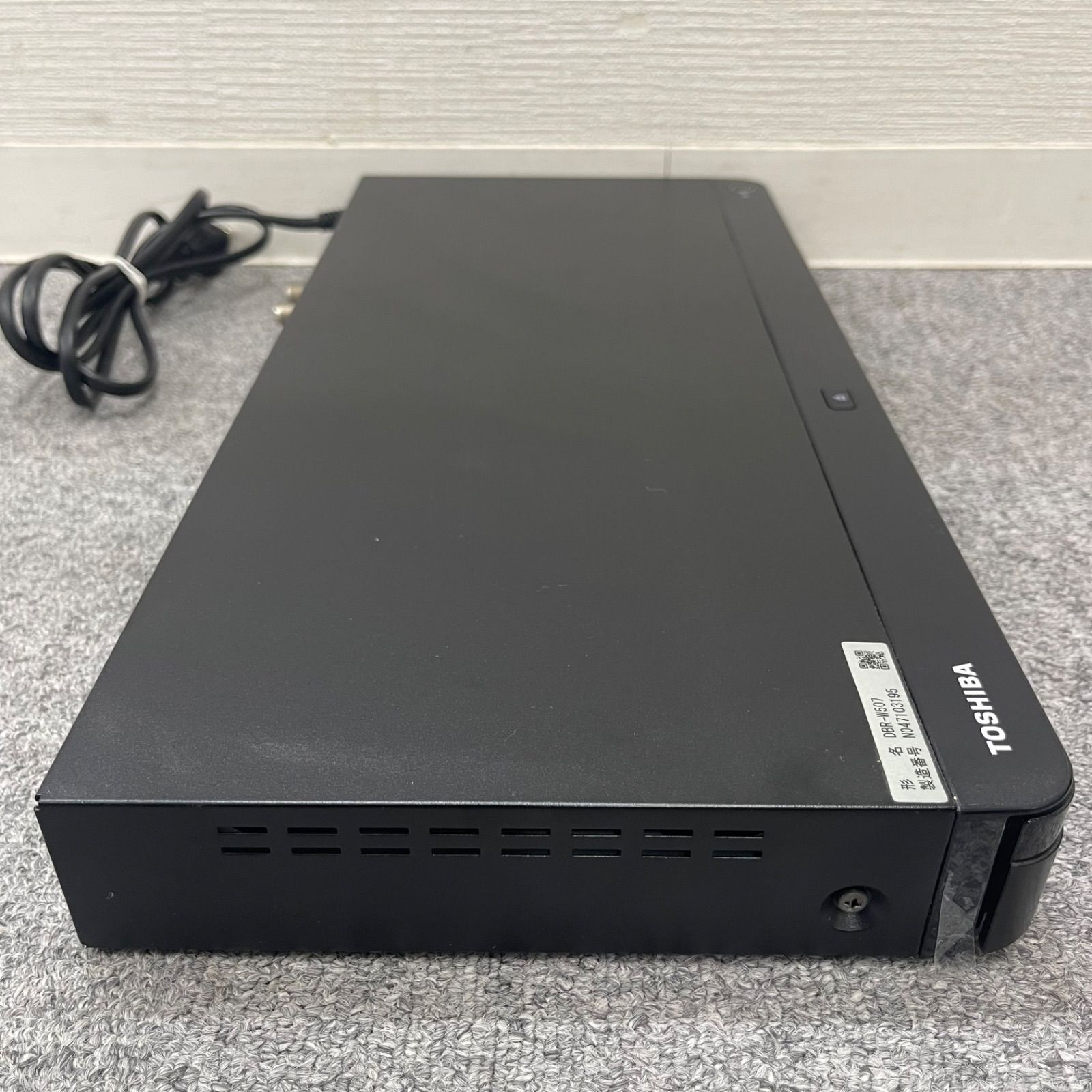 TOSHIBA DBR-W507 ブラック 2017 ジャンク品 NPA】ジャンク 2017年製 TOSHIBA REGZA 東芝 レグザ ブルーレイ