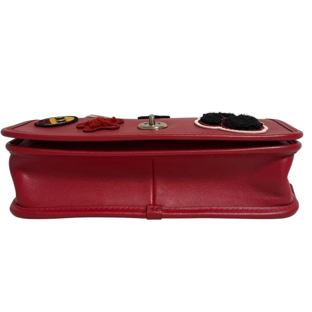 美品✨コーチ　ショルダーバッグ 2way ウィズ バーシティ パッチズ　ペニー 新品 COACH コーチ ウィズ バーシティパッチズ ペニー
