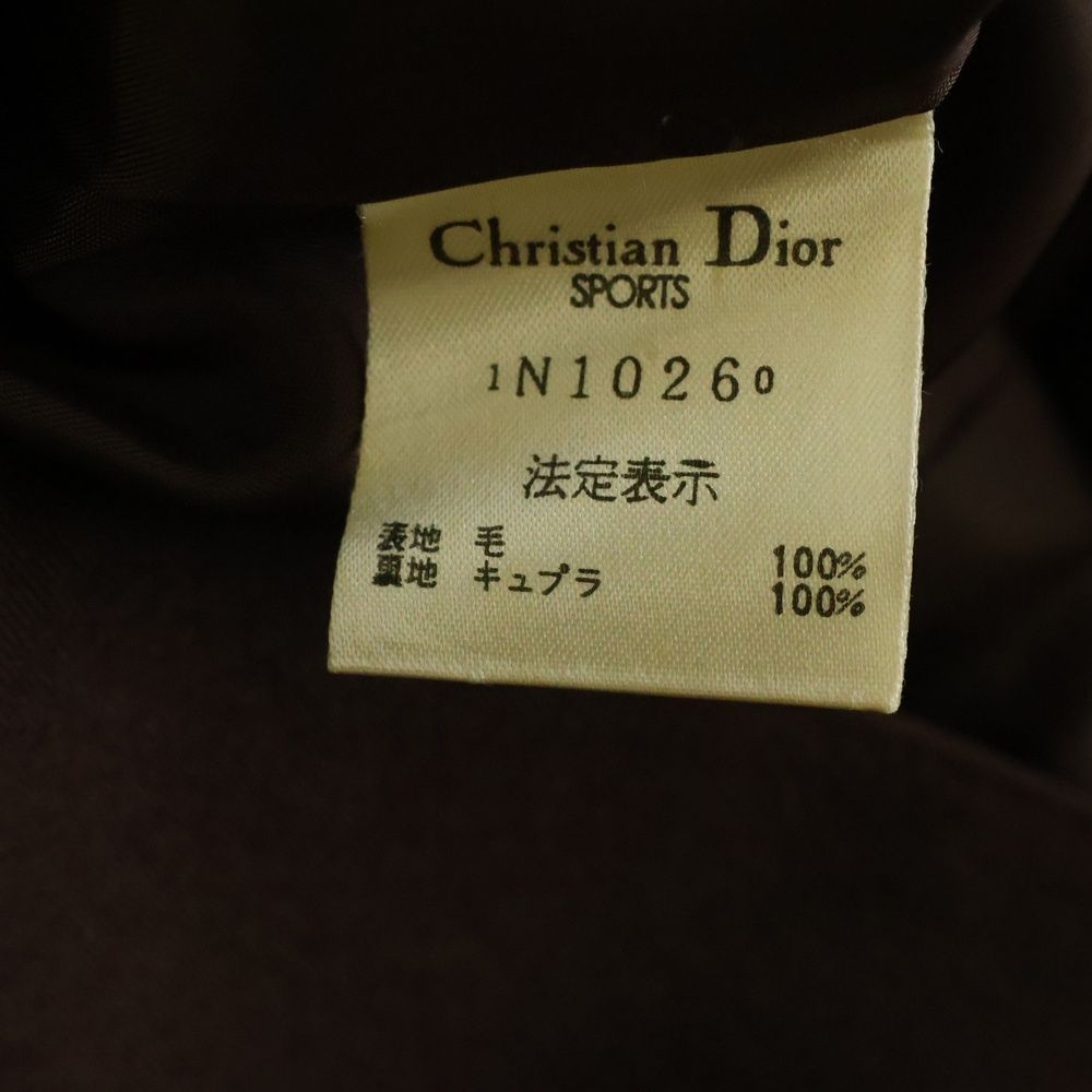 【極美品】Christian Dior ジャケット CDロゴ ビンテージ Christian Dior (クリスチャンディオール) CDロゴ ワッペン付