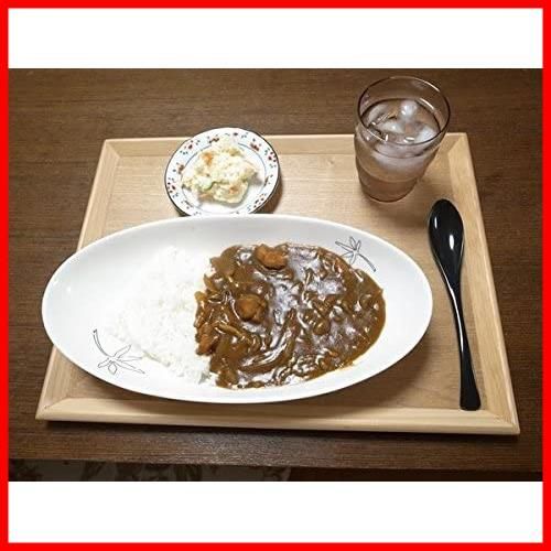 在庫処分】日本製 食べやすいスプーン大 黒 5本セット カレースプーン