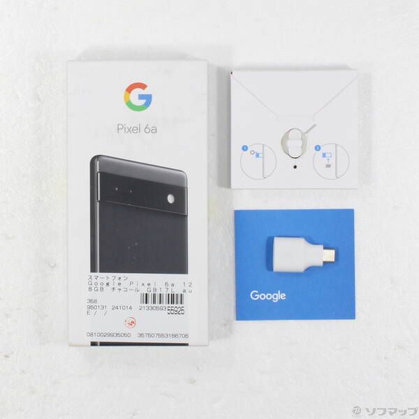 中古品〕 Google Pixel 6a 128GB チャコール GB17L au SIMフリー