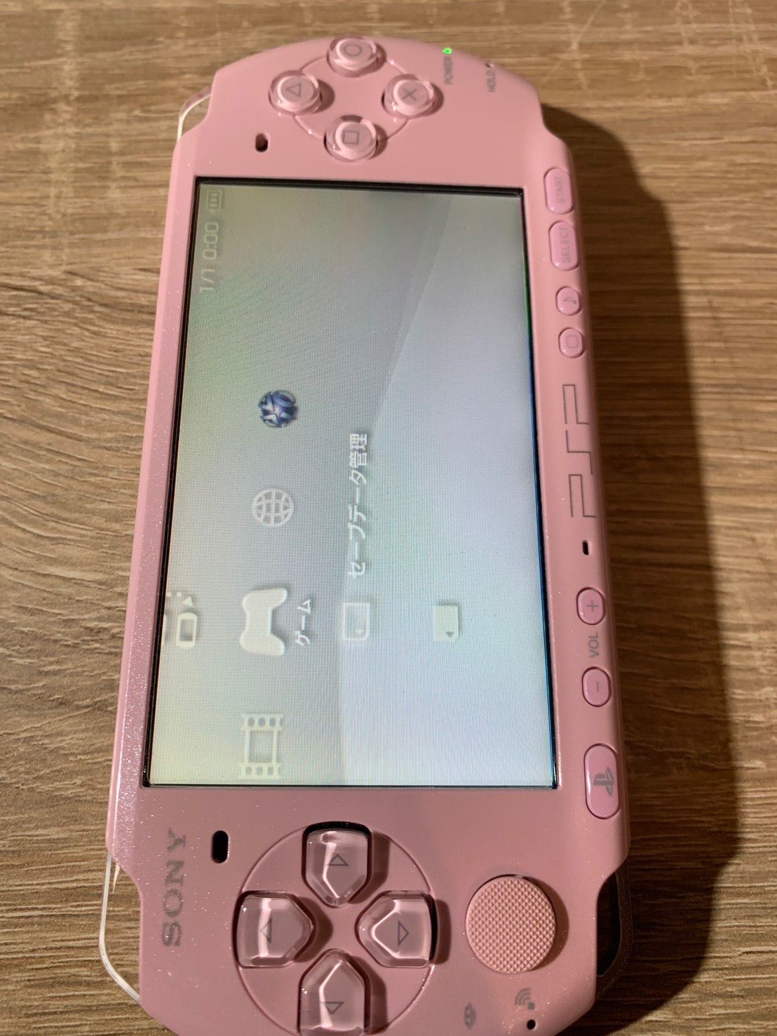 6009 PlayStation ポータブル PSP 3000 ブロッサム ピンク 動作 済み UP786_INFO