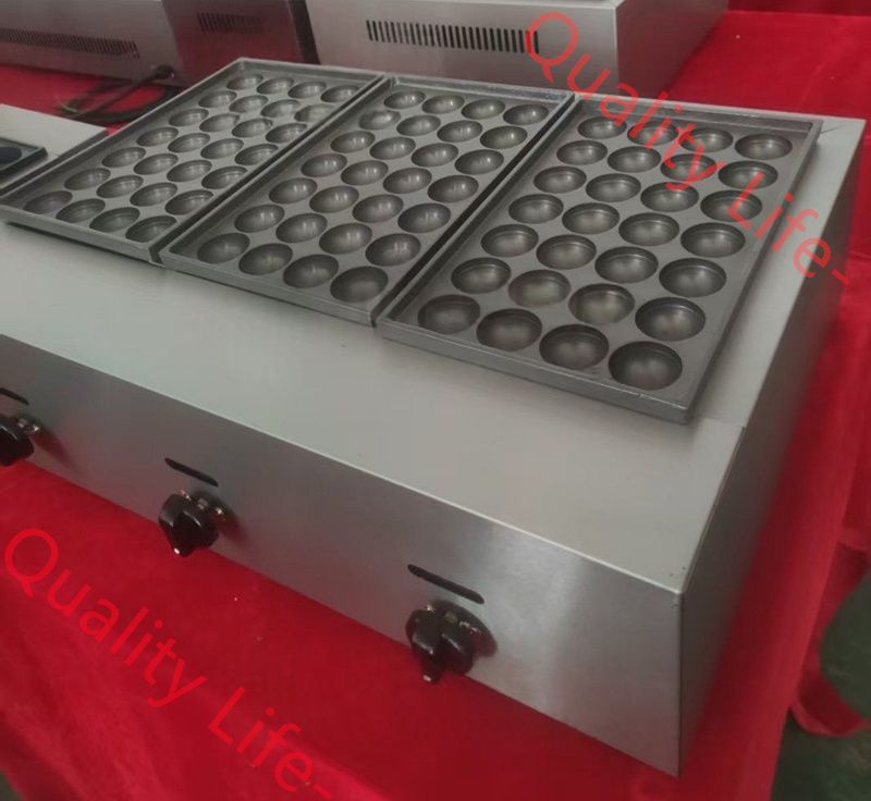 LPガス たこ焼き機 タコ焼き器 28穴×3連 84個 LPガス式|業務用|厨房機器|飲食店|店舗用品