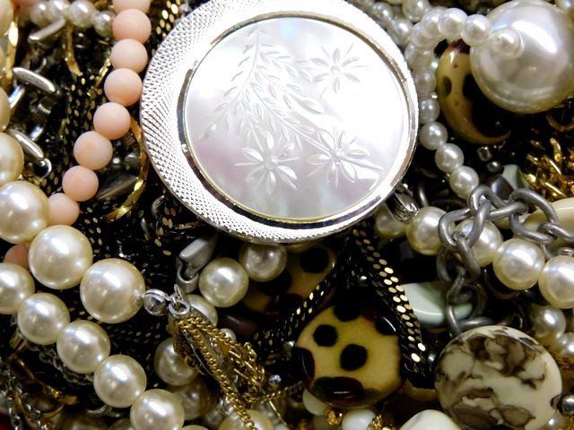 ya09 メッキアクセサリー ネックレス ブローチ イヤリング