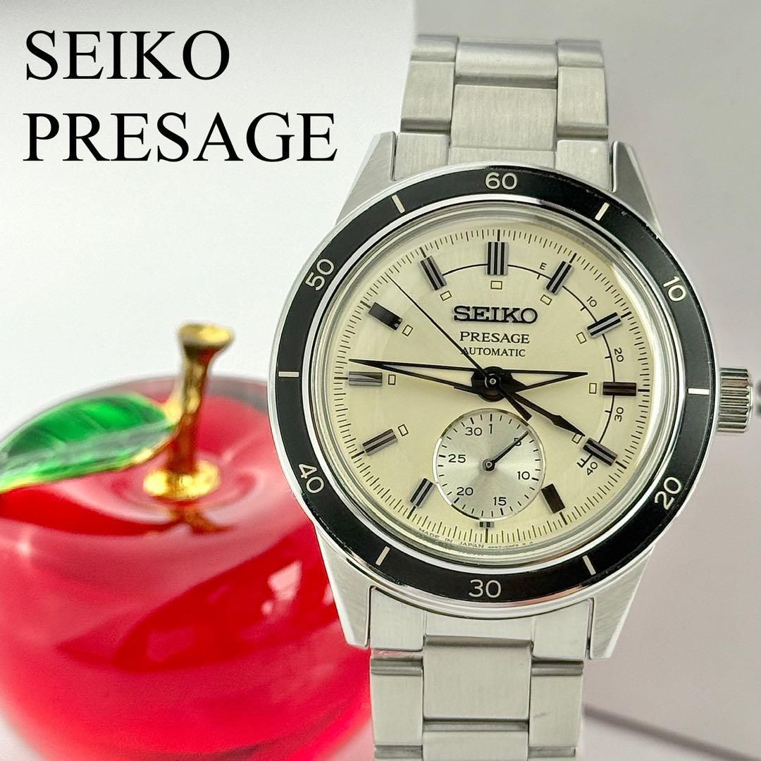 セイコー プレサージュ オートマ メンズ デイト 自動巻き式 腕時計 569  