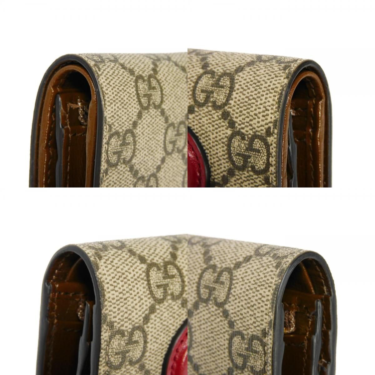 GUCCI グッチ ハート ロゴ コンパクト ウォレット スナップボタン