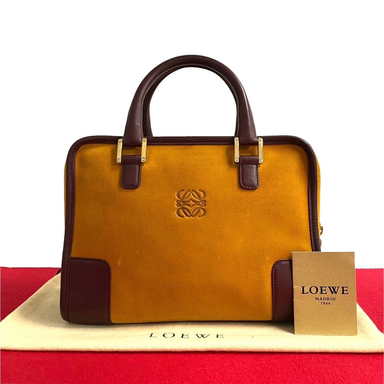 31,050円LOEWE  美品　ロエベアマソナ32　スエード　ベージュ　レア品