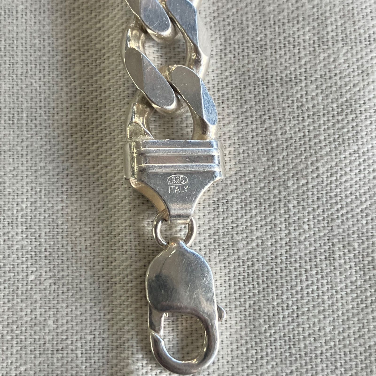 Made in Italy】Silver ID Bracelet