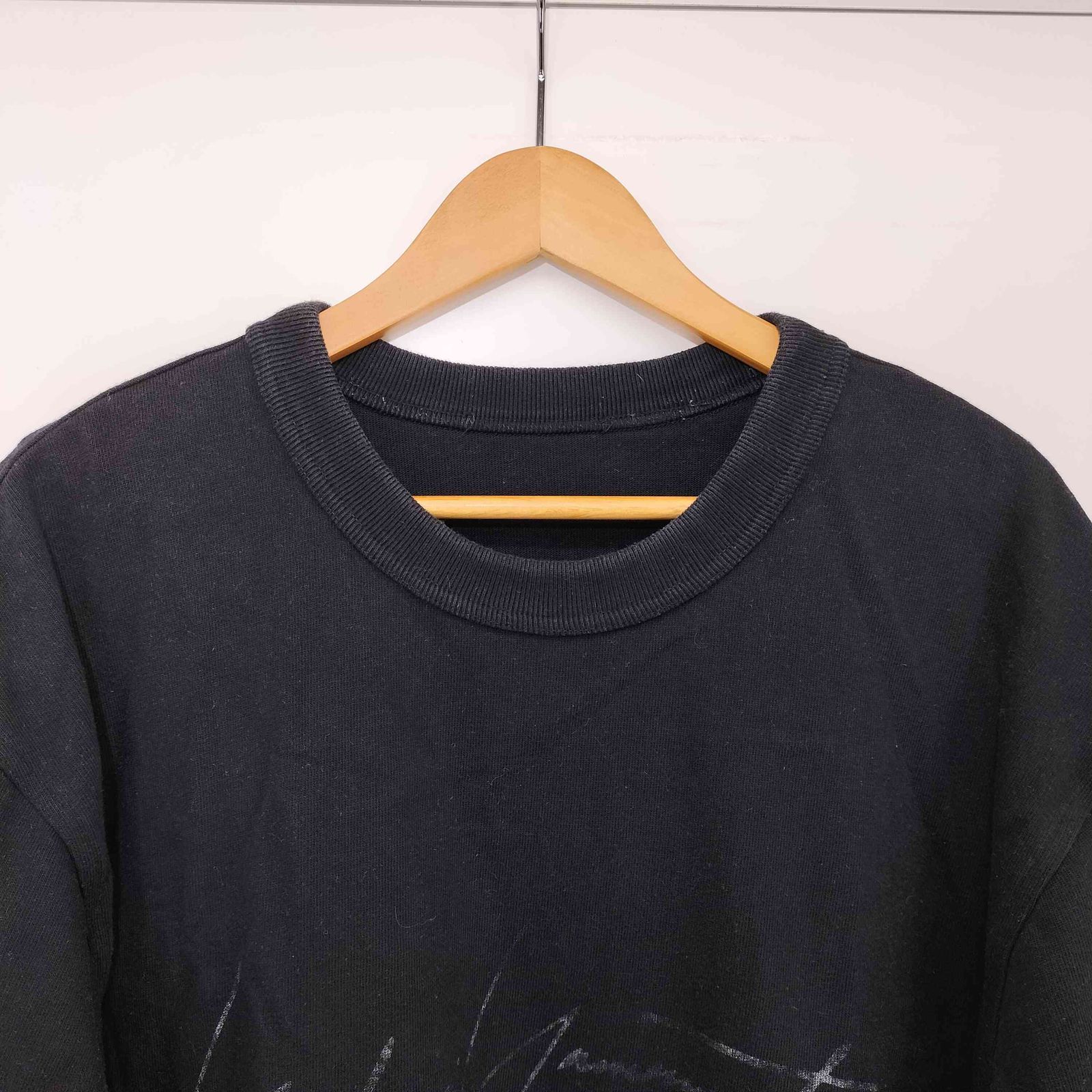 ワイスリー Y-3 DISTRESSED SIGNATURE CREW SWEATSHIRT メンズ JPN L