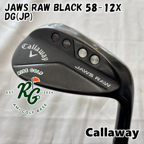 キャロウェイ JAWS RAW BLACK 58-12X/DG(JP)/S200/58[1899] 福岡小戸
