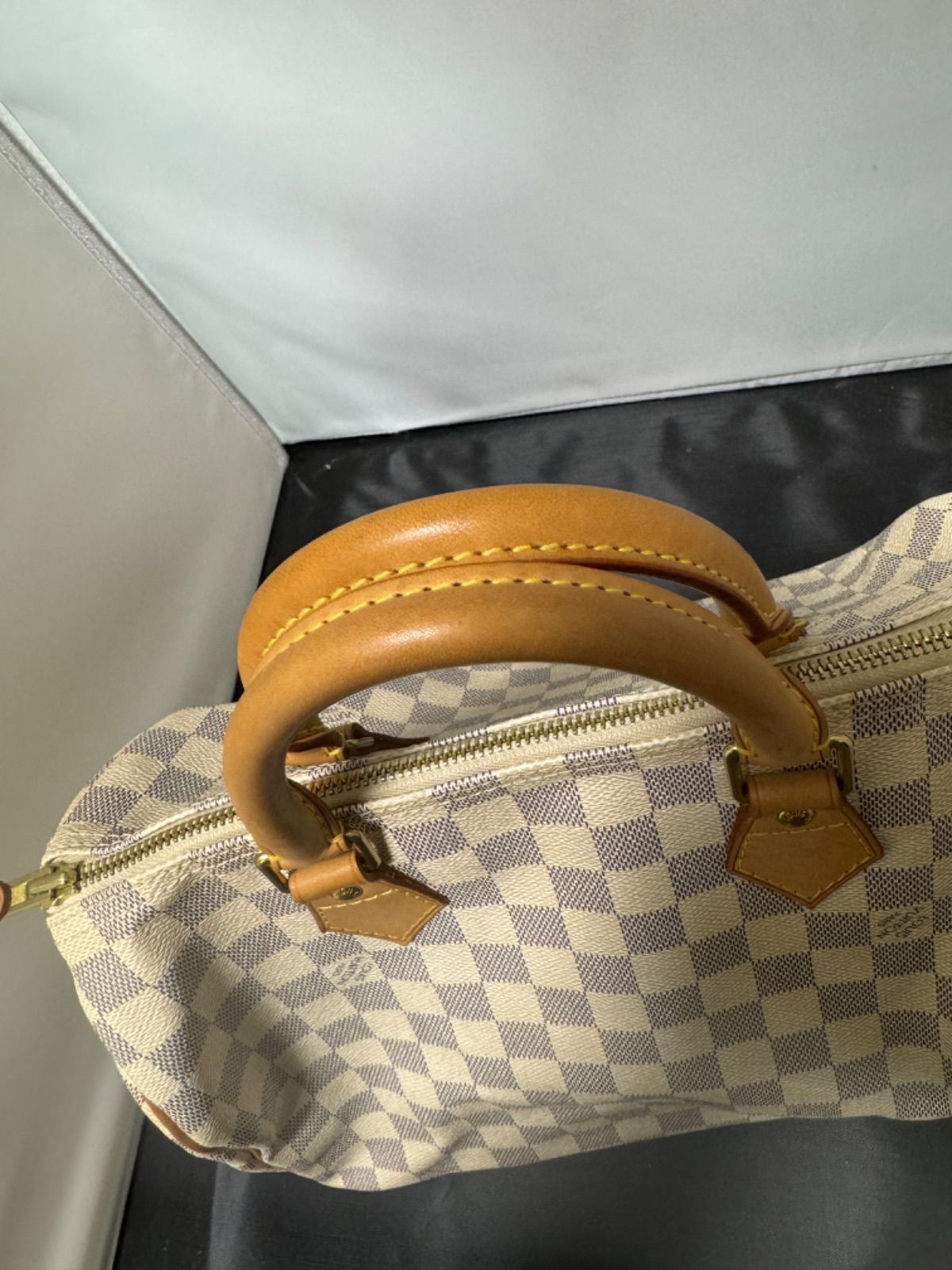 Louis Vuitton ルイヴィトン スピーディ30 ダミエ 白 - メルカリ