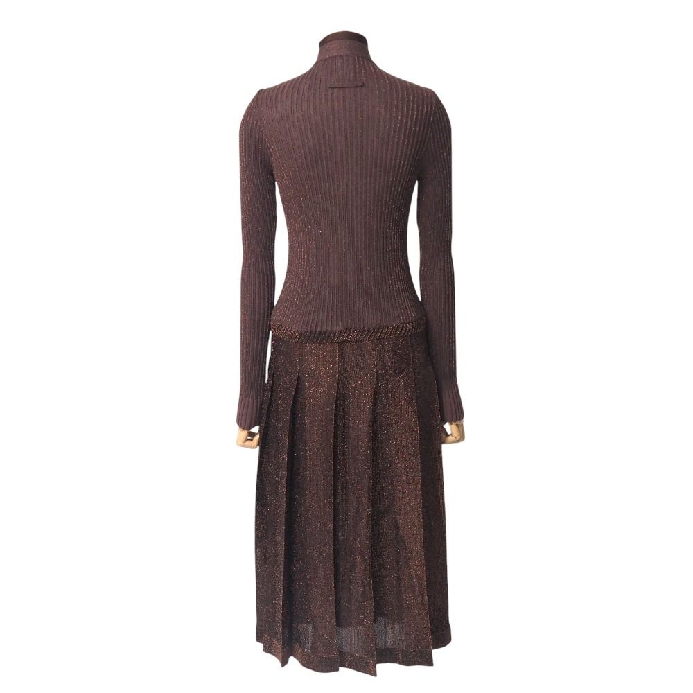 Jean Paul GAULTIER MAILLE ゴルチエ ロングワンピース 美品 JEAN PAUL GAULTIER MAILLE FEMME ジャンポールゴルチエ