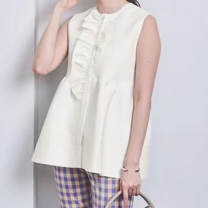 UNITED ARROWS LTD. ユナイテッドアローズ P イレギュラーフリルベスト 