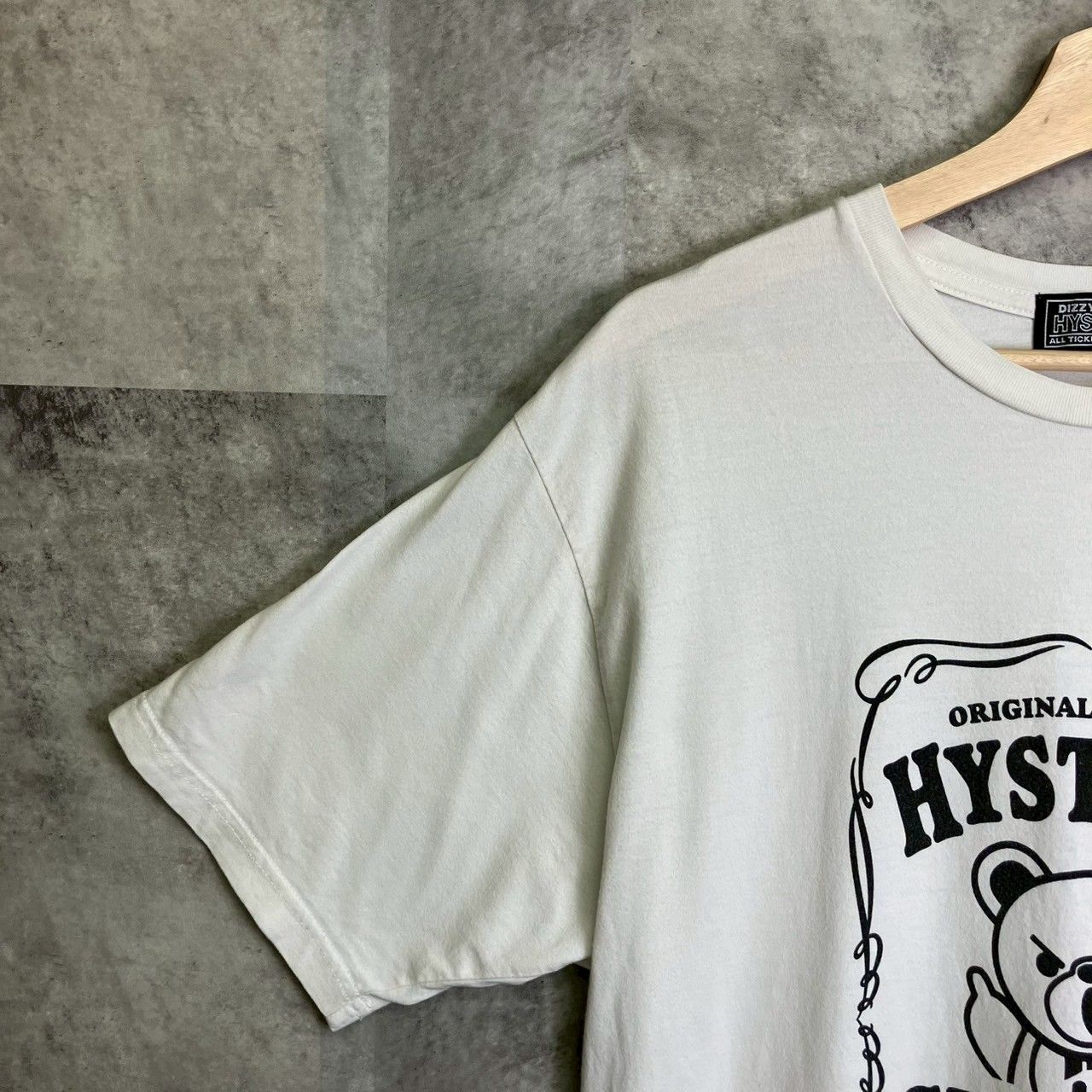 90s 00s HYSTERIC GLAMOUR Fuck テディベア ラグラン Tシャツ