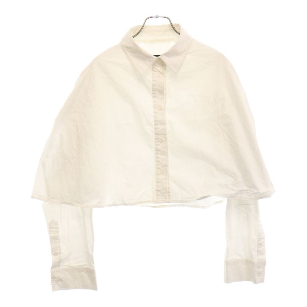 we11done (ウェルダン) 20AW Shirt レイヤード長袖シャツ ホワイト WD-BL9-20-028-W-WH