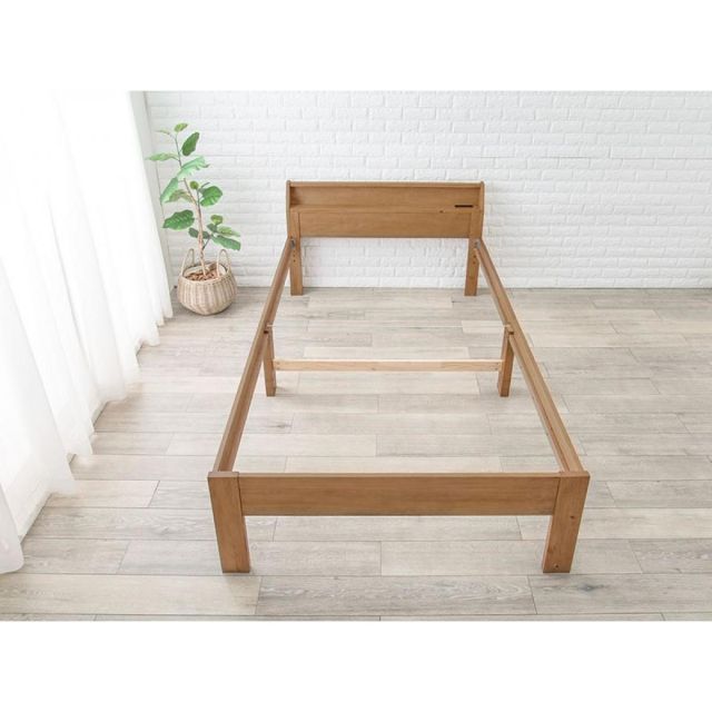 MB-5165S-LBR シングルベッド