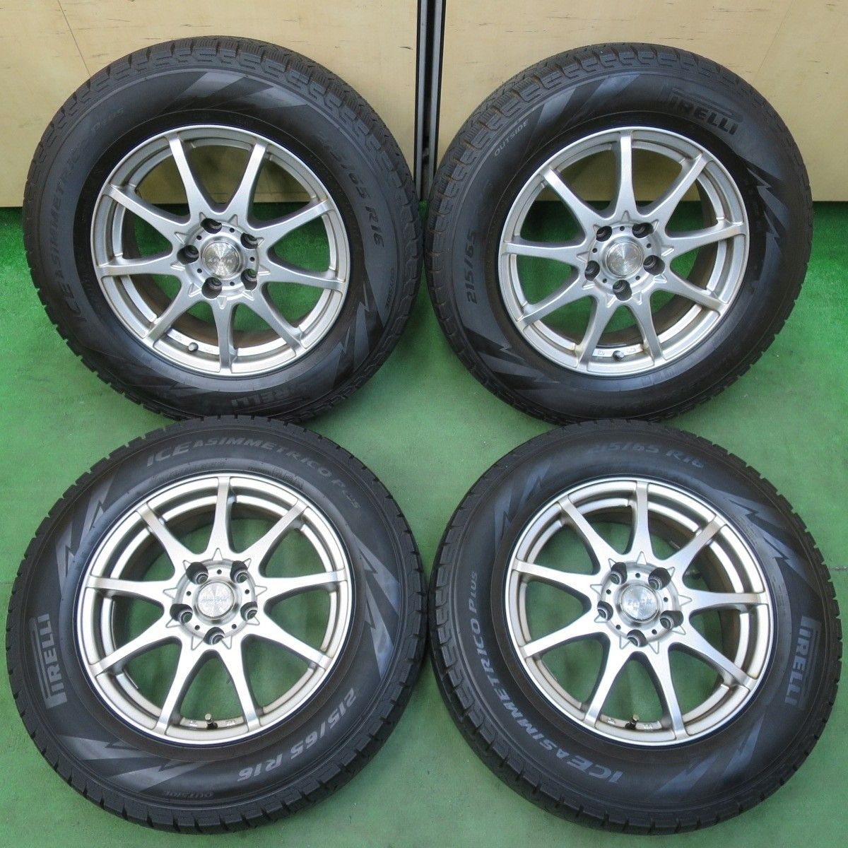 4本価格 21年☆スタッドレス 215/65R16 ピレリ アイスアシンメトリコ 