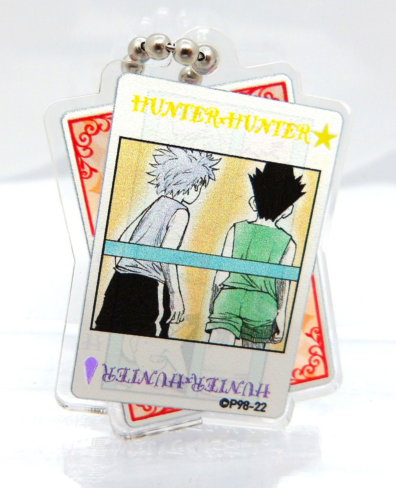 冨樫義博展　ハンターハンター　アクリルチャーム　キルア　クラピカ　フェイタン 冨樫義博展 HUNTER×HUNTER ヒソカの“伸縮自在の愛”風グミ キャラ