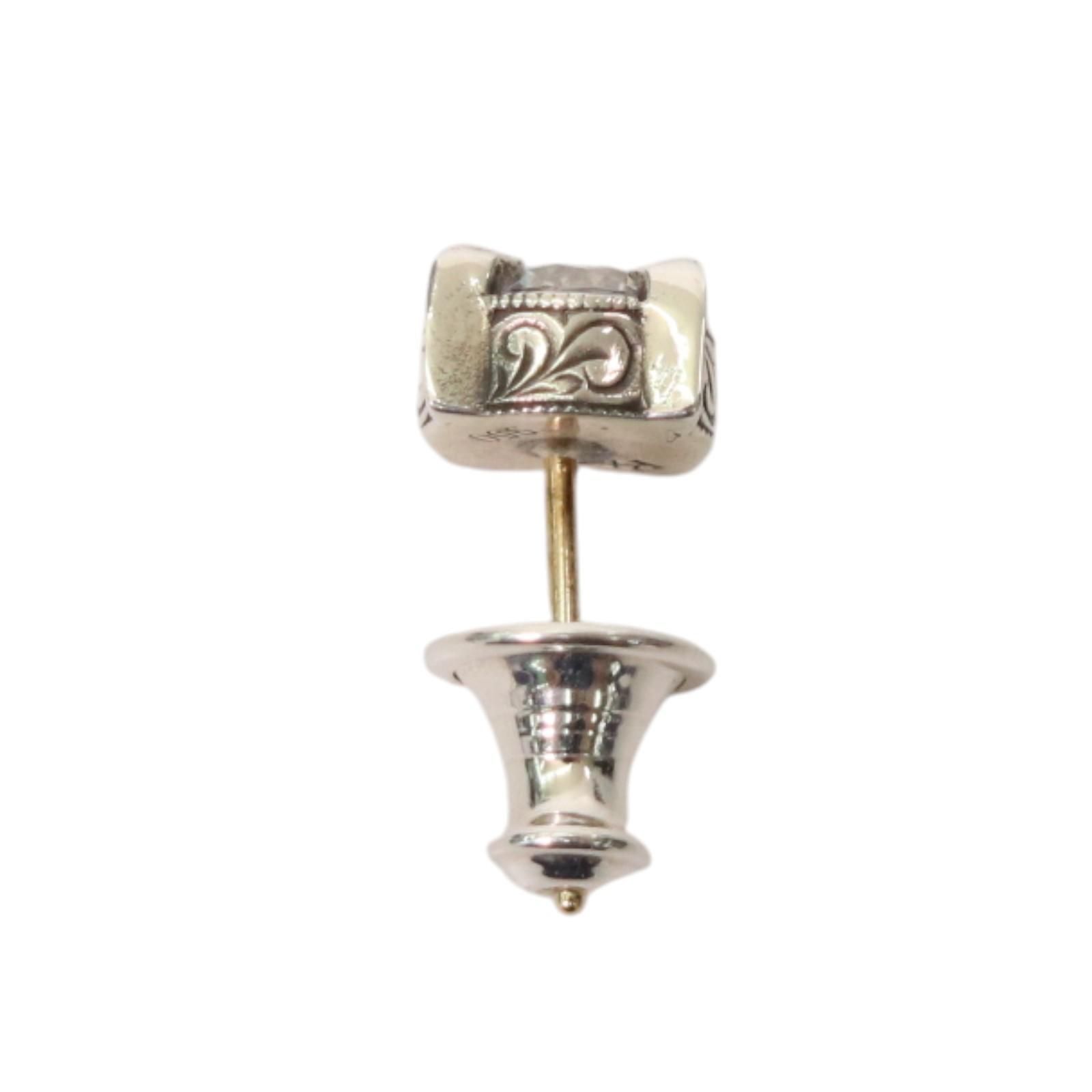 （両耳）ANTIDOTE BUYERS CLUB ピアス2個セット ANTIDOTE BUYERS CLUB 「Engraved Cut Stone Earring