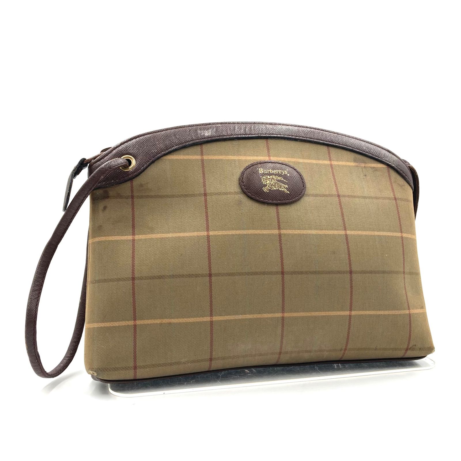 【美品】Burberry ノバチェック　セカンドバッグ　ポーチ Burberry バーバリー セカンドバッグ クラッチバッグ ノバ