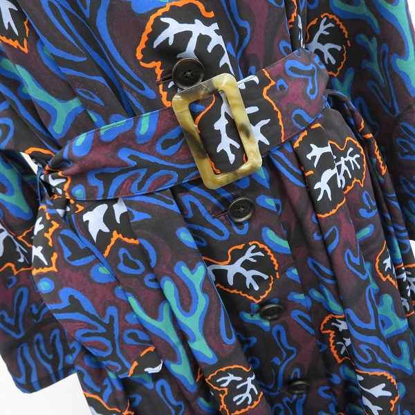 ポール・スミス PaulSmith ワンピース ロング 総柄 ベルト付き a871269